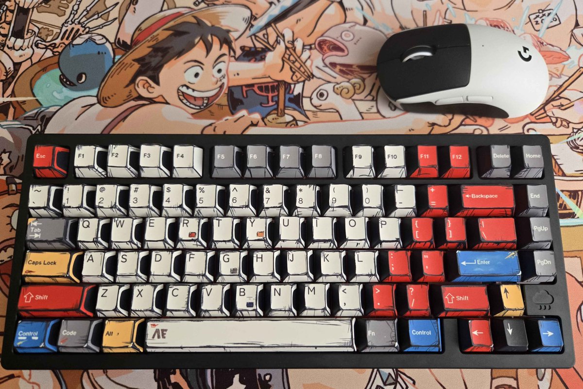 SirMiniWriting's tweet photo. New keyboard and mouse for the rat :3 https://t.co/RaA6ZurmQn