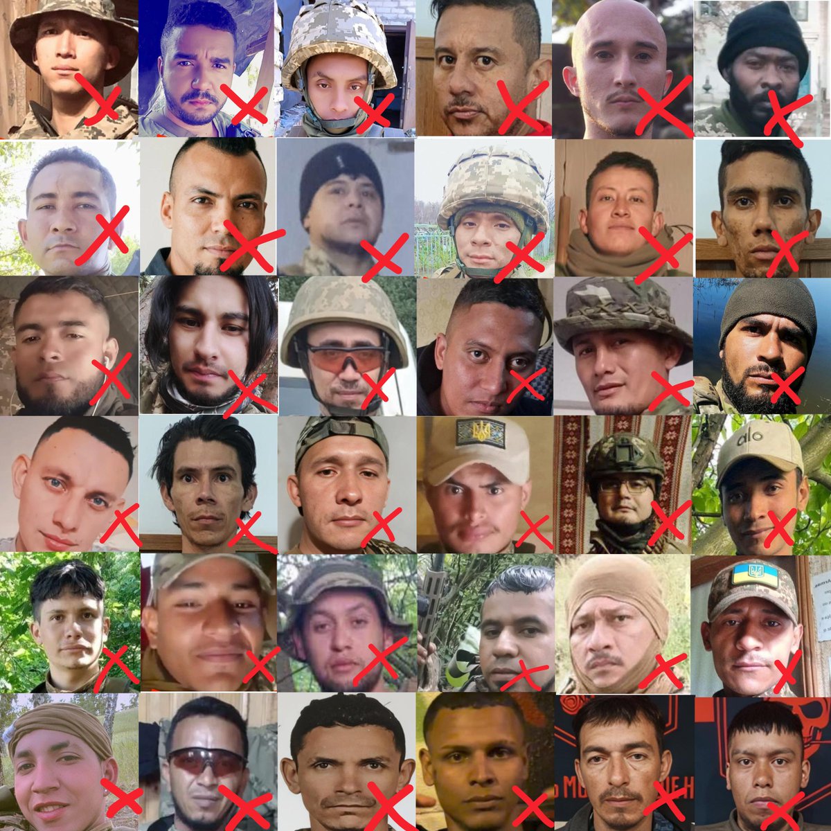 Alex_Oloyede2's tweet photo. ‼️🇷🇺🇨🇴 The number of confirmed eliminaтed Colombian mercenaries in the last few days is staggering.

They just keep increasing, almost like they are senselessly sent into traps. How and why they are in Ukraine is not fully known. What contract does Zelensky have with the cartels? https://t.co/uYFob2WvV5