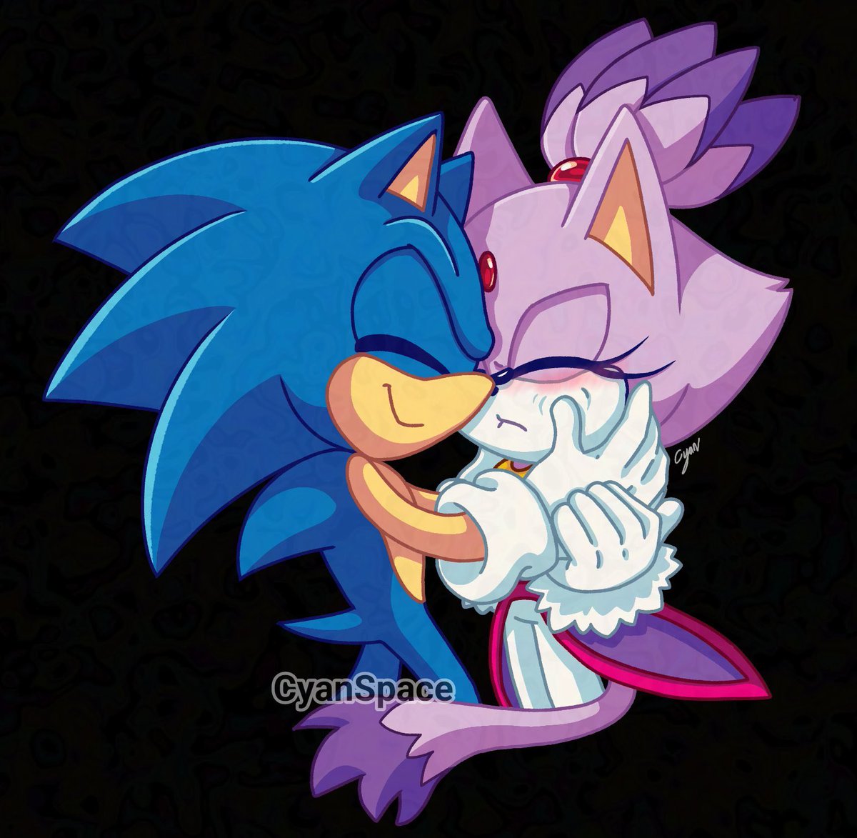 DailySonaze's tweet photo. Day 530!💙💜
Messing with her, he just can’t help it, she’s too adorable!!!
Artwork by @CyanSpaceSyB 

#Sonaze https://t.co/fniqwjIJaA