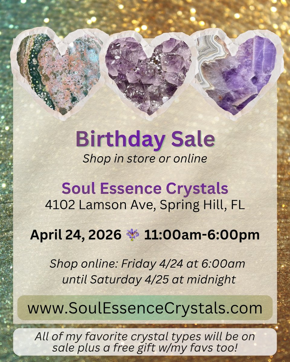 soulessenctrl6's tweet photo. Sale ends today! Shop in store until 4pm or online until midnight! 

15% off Select varieties of Agate, Carnelian Pyrite, Smoky Quartz, Malachite, Obsidian, Green Onyx &amp; Serpentine. No coupon necessary. 15% discount will automatically apply once your order total reaches $25.… https://t.co/4D41Qjul57