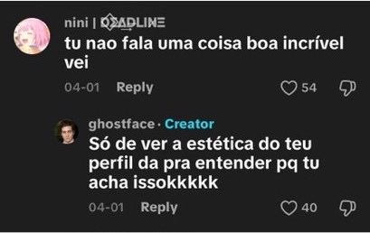 atenadesgracada's tweet photo. morro com esse ghostface do tiktok (hcannavo) sendo preconceituoso pra CARALHO e se fazendo de sonso, fingindo que não tinha intenção de ser preconceituoso em NENHUM desses comentários que ele fez, e que ele tava só respondendo a altura

se paga tanto de intelectual mas não pensa https://t.co/KFg8mXQgI7