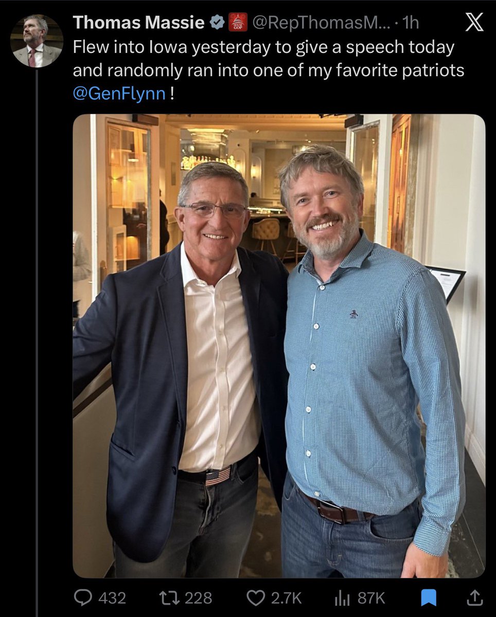 davetroy's tweet photo. As I told everyone months ago, Massie is a Russia shill. And he, MTG, Khanna are going to mount a left-right antiwar challenge to MAGA and aligned with Putin.
https://t.co/wMKJzubxz4 https://t.co/ZL2JxBkD3C