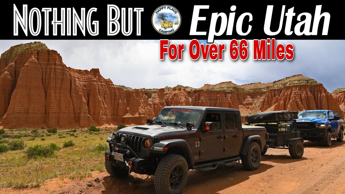 HappyPlaceCamp's tweet photo. One of the BEST Easy Utah Trails - Cathedral Valley Loop
https://t.co/IG9tr4HHEy
#trails #offroad #jeep #overlanding #tentcamping #rooftoptent #offroadtrailer #gladiator #mojave #vlog #utah #cathedralvalley #meetup #YouTube #HappyPlaceCamping https://t.co/CMByomhuHh