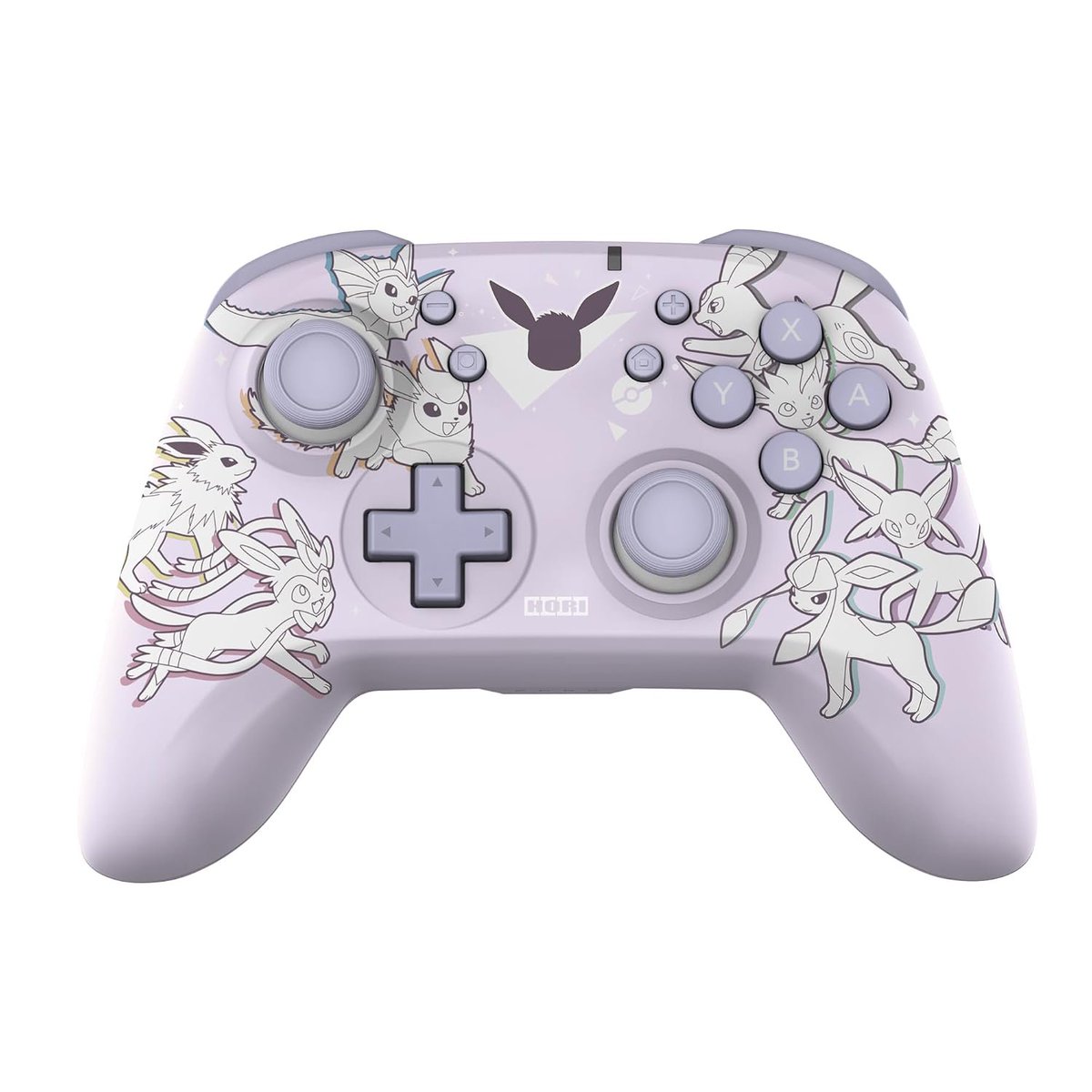 pokejungle's tweet photo. The lavender Eevee Evolutions HORIPAD for the Nintendo Switch is now available for pre-order! You can check it out at our affiliate link here: https://t.co/khJyPmF80I https://t.co/A2zLQXADpm