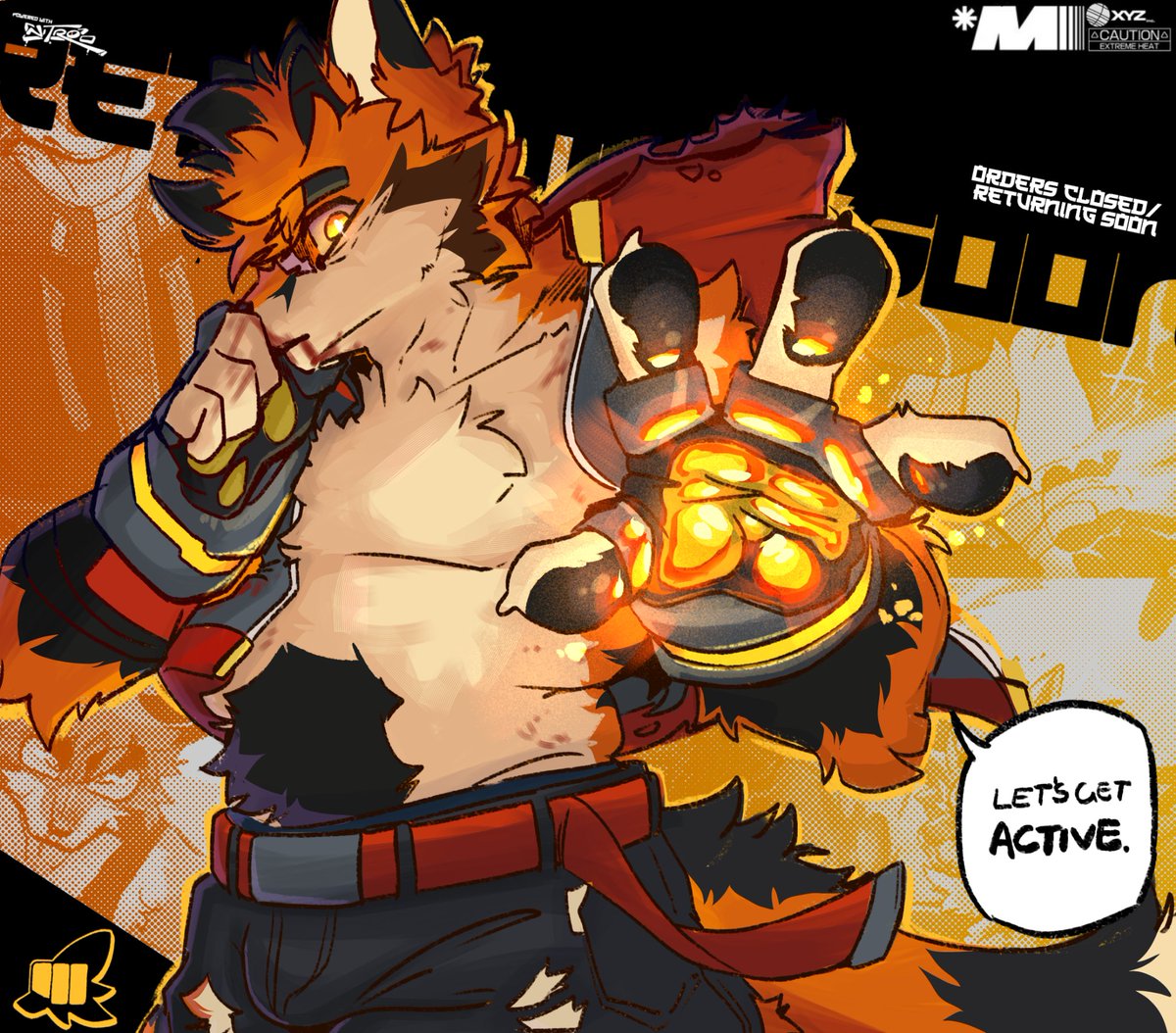 NITRO_'s tweet photo. Getting Back

Orders Closed | Back in 5 
#furry https://t.co/MxefgHDUM2