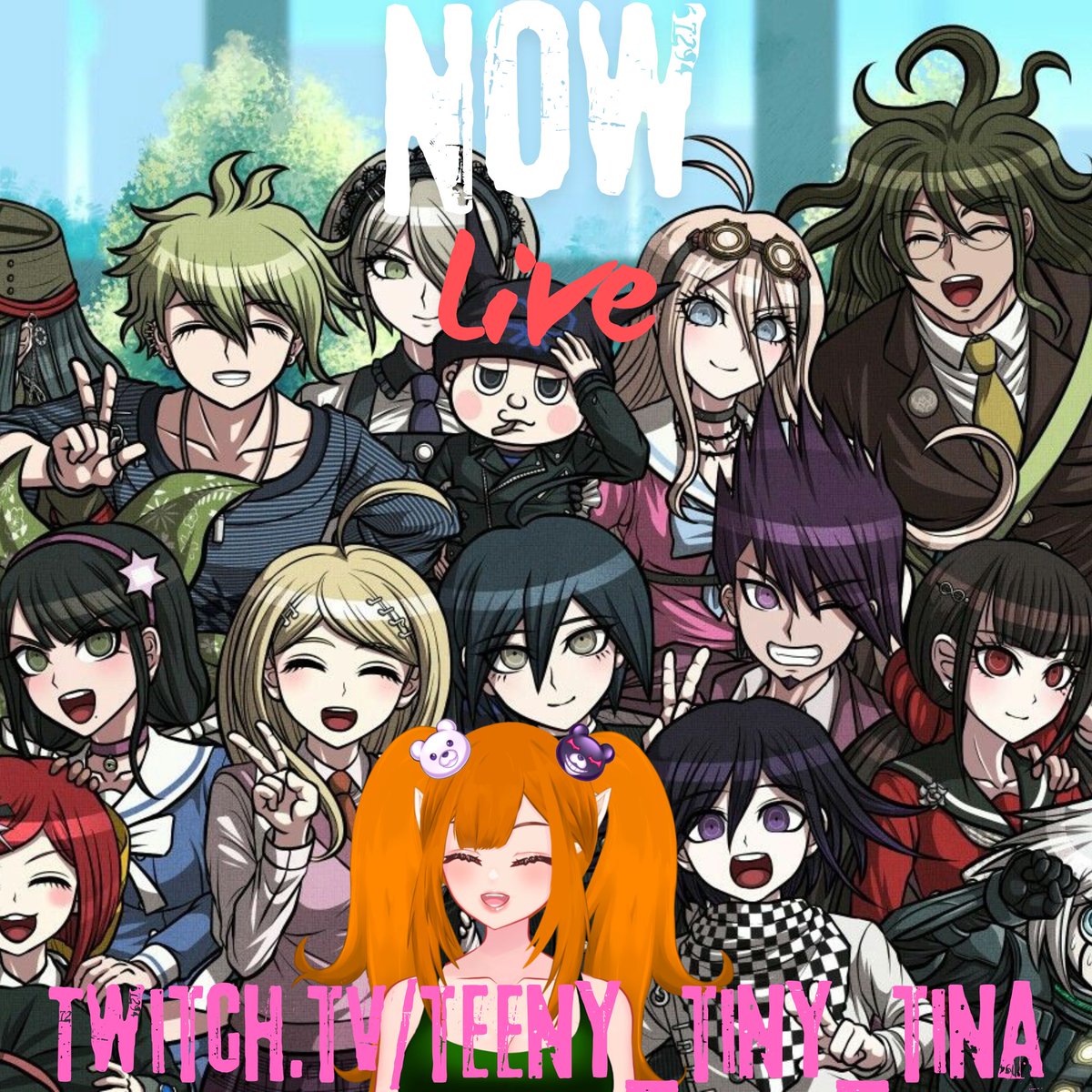 TeenyTinyTina92's tweet photo. The Guild Hall doors are now OPEN! New Month New Goals-> Tips/donos help us move-> !merch -> Blerps https://t.co/9KXNMlGdst #vtuber #twitchstreamer #SaltyGuild #Charlesthegnome #Crewteam #danganronpav3 https://t.co/PrcDXSCUg8