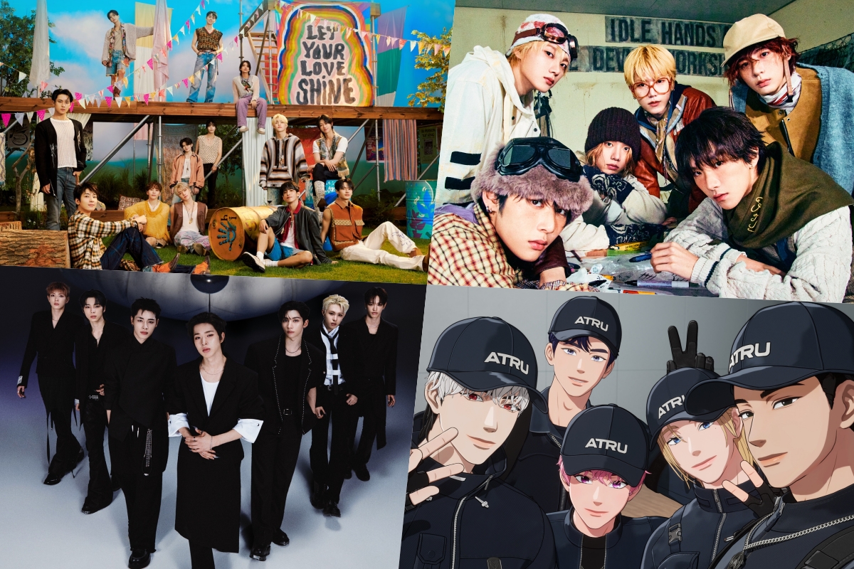 soompi's tweet photo. #SEVENTEEN, #BOYNEXTDOOR, #NEXZ, And #PLAVE Earn RIAJ Million And Gold Certifications In Japan
https://t.co/iRHyEtDn1W https://t.co/oSdnLVz58U