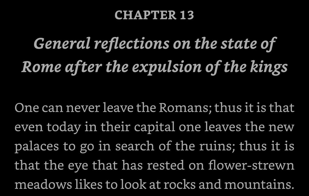 cakeisruined's tweet photo. @SohrabAhmari Montesquieu, who many founders rated highly, was always retuning to the Romans

SoTL 11.13 https://t.co/i06RnT53RF