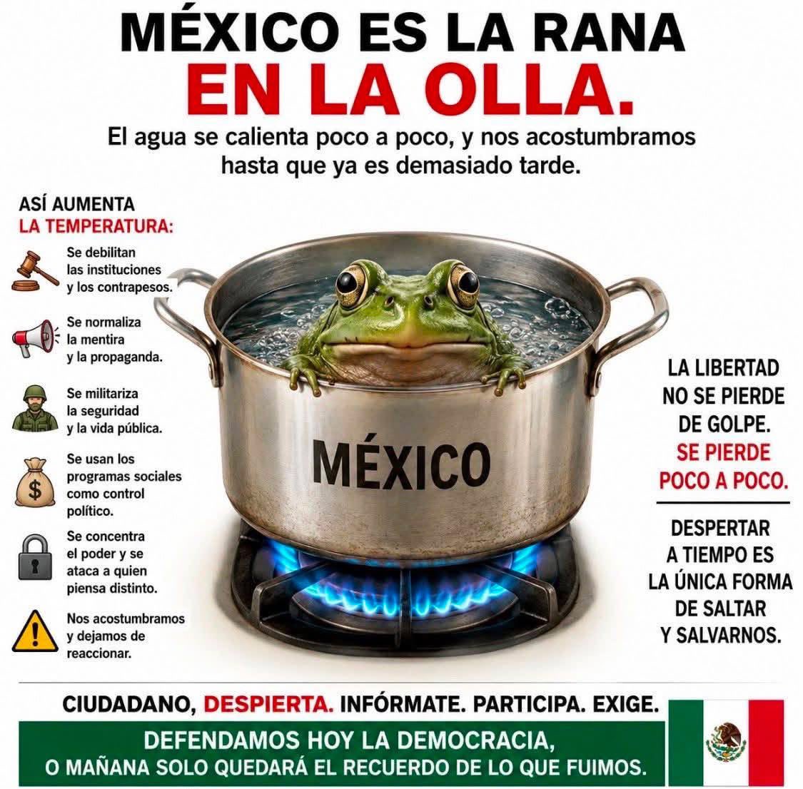 VicenteFoxQue's tweet photo. ESTO ES EN LO QUE MORENA, Y AHORA CLAUDIA, HAN CONVERTIDO A NUESTRO QUERIDO MÉXICO. TRISTEMENTE.

TENEMOS MUCHO QUE RECLAMAR Y, SOBRE TODO, MUCHO QUE RECUPERAR.

DEMÓCRATAS DE MÉXICO, SUMÉMONOS EL PRÓXIMO AÑO VOTANDO POR LOS PARTIDOS DE OPOSICIÓN. EL QUE TÚ ELIJAS.

LA META ES CLARA: QUITARLES LA MAYORÍA EN EL CONGRESO Y EVITAR QUE SIGAN DESTRUYENDO A NUESTRO QUERIDO MÉXICO.