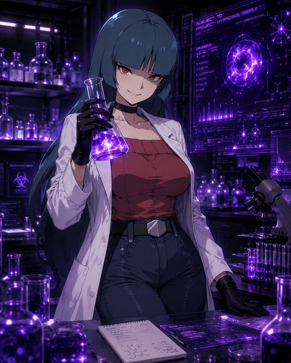ShadePsychic727's tweet photo. Hiya there! Don't mind me, I just joined my Darlin @SkipperFliper in her lab. Seems like her new project is almost set... But since she spent a good amount of time in here, and can't quite crank something... Sooo guess who stepped in to be the lab partner? Oh, can you do me a favor? Drink this? Also... how's the flavor?