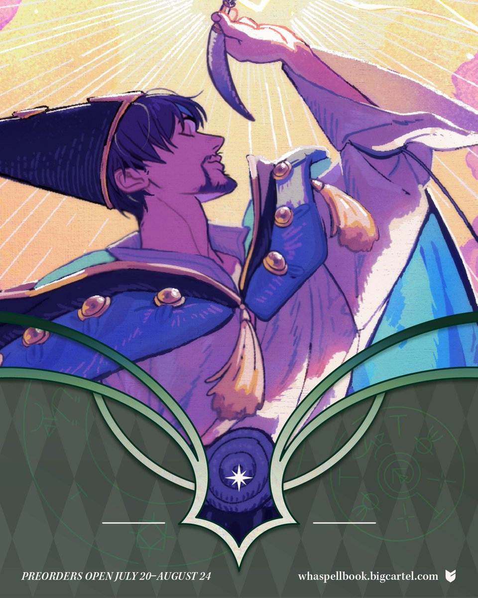 Cyclic_abelian's tweet photo. *~There is good that comes even when nothing good comes to mind~*

I had the honor of contributing a piece of artwork to the @whaspellbook zine which is now on preorder!

You can preorder your copy here! https://t.co/P7C9VN0nEG https://t.co/8ycJH95U8H