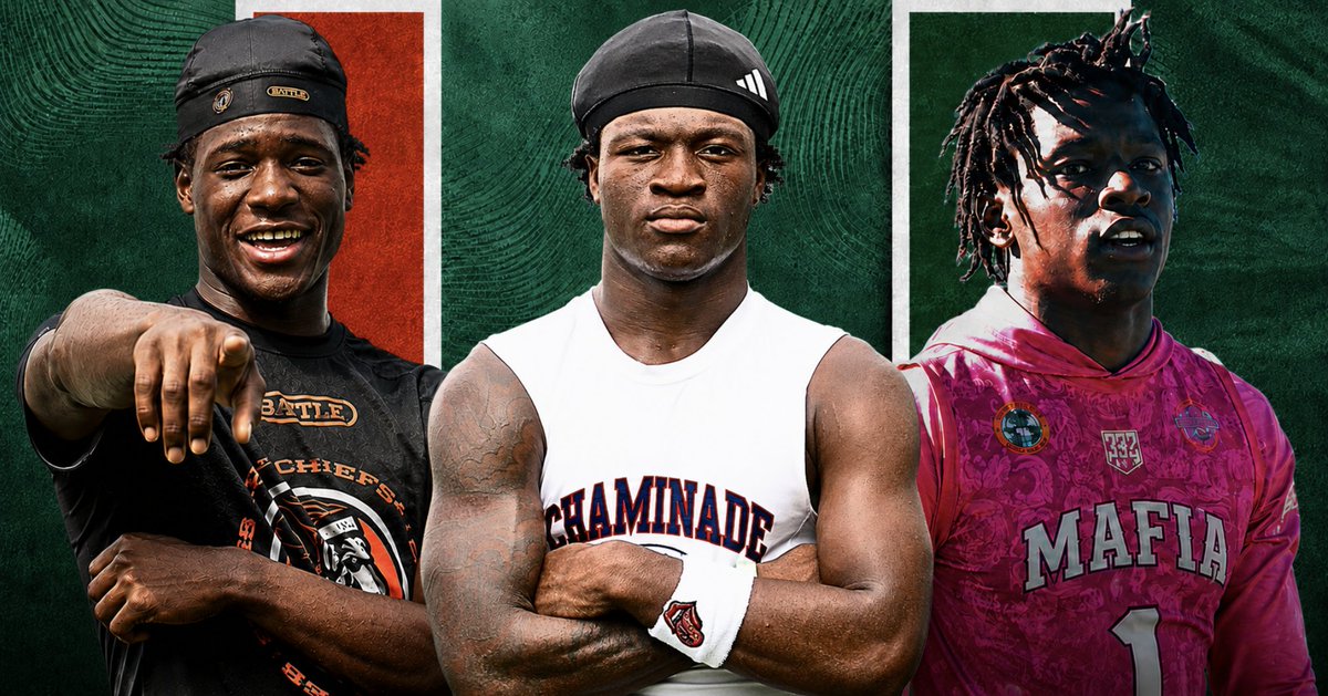 EJHollandOn3's tweet photo. "It’s all about The U. We’ll see with me. Stay tuned.”

The recent commitment of five-star A'mir Sears has top recruits in South Florida buzzing about Miami. Reaction from key local targets #GoCanes. https://t.co/xc5qsjZUrw https://t.co/UrGi64mDYh