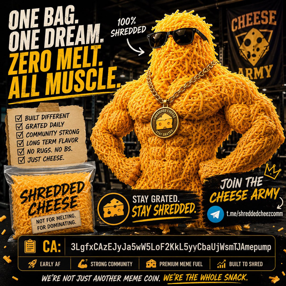 shreddedcheez67's tweet photo. 3LgfxCAzEJyJa5wW5LoF2KkL5yyCbaUjWsmTJAmepump

#SHRED #ShreddedCheese #CheeseArmy #StayShredded #StayGrated #Memecoin #Crypto #Solana #SolanaMemeCoin #CryptoTwitter #MemeCoinSeason #Degens #DeFi #Web3 #DiamondHands #ToTheMoon #HODL #CryptoCommunity https://t.co/03CdAMbQH4