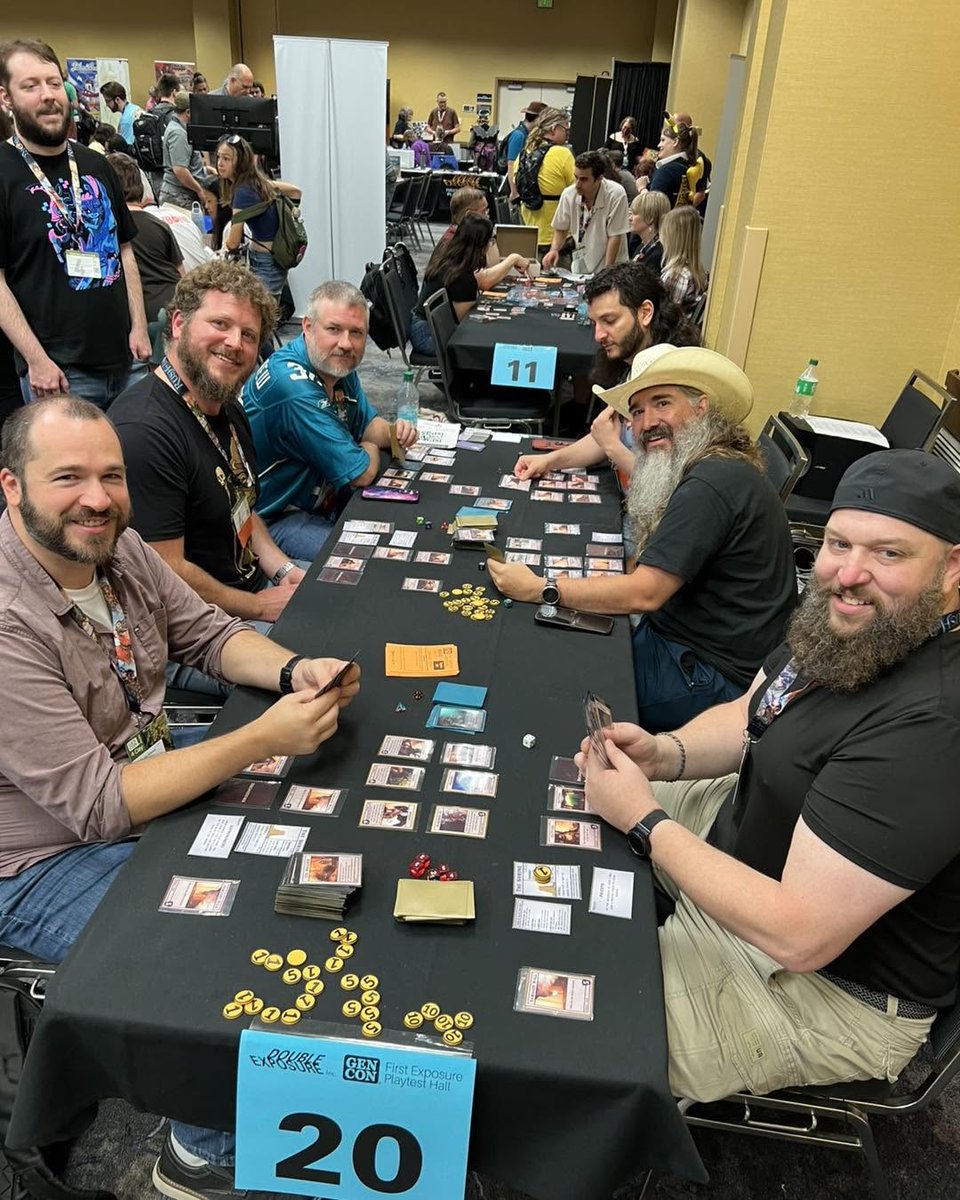 playbronzefall's tweet photo. We're back from Gen Con! Thank you to everyone who sat down and gave our game a chance, you all were awesome!

#gencon #bronzefall #cardgame #boardgame https://t.co/MmUzndlAWd