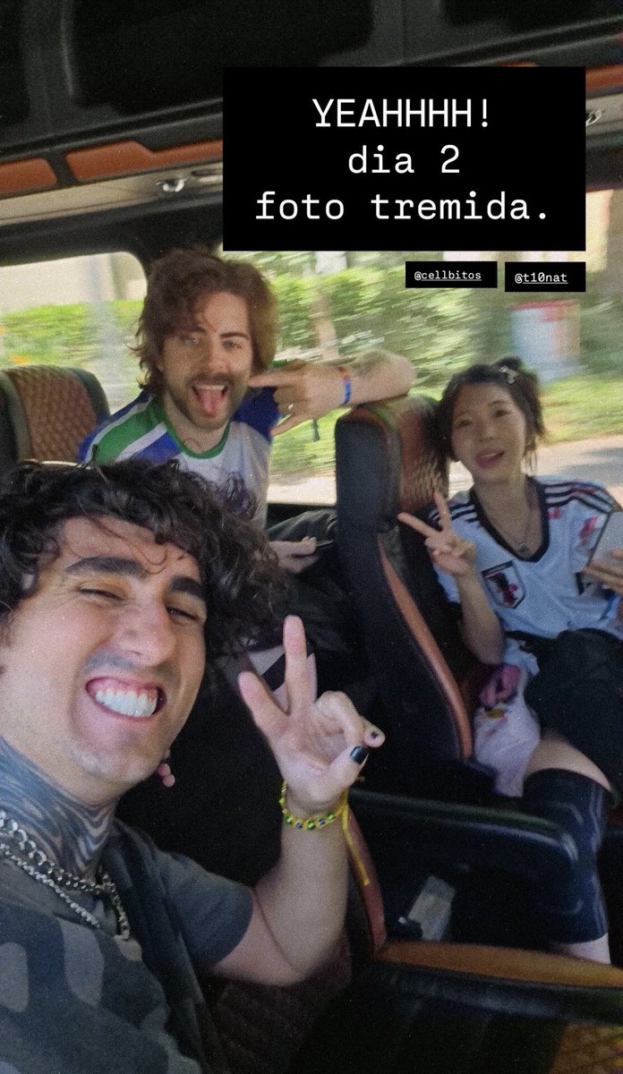 CellbitENG's tweet photo. 📲 Cellbit appeared on Felps’ Instagram stories!

“YEAHHHH! Day 2, blurry photo.” https://t.co/2MmjzMTDDH