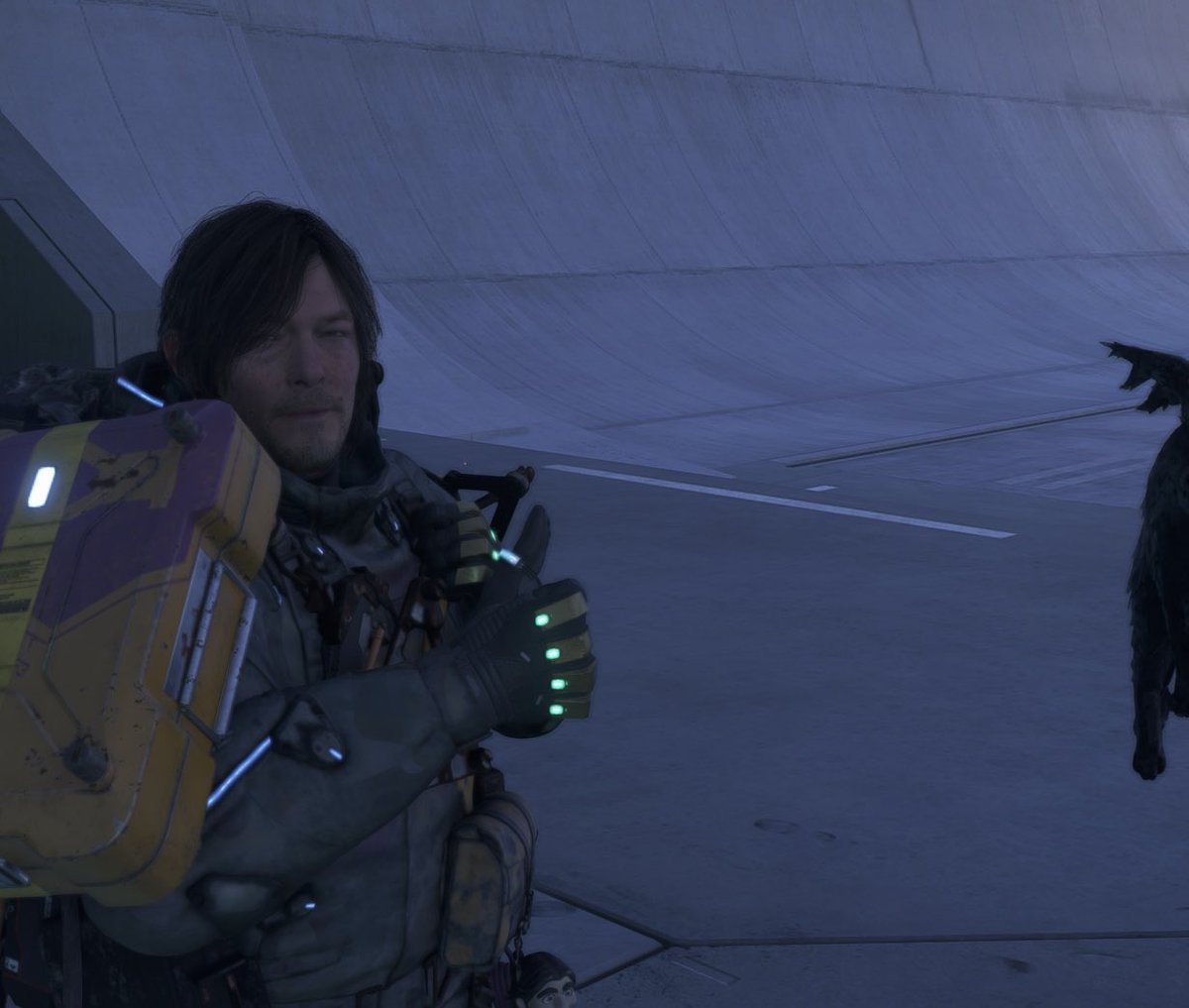 bacashin's tweet photo. #DeathStranding2
I got a cute companion who's keeping me company during my deliveries 😂😍📷

Keep on keeping on 📦💪 https://t.co/0S9QOaj3vD