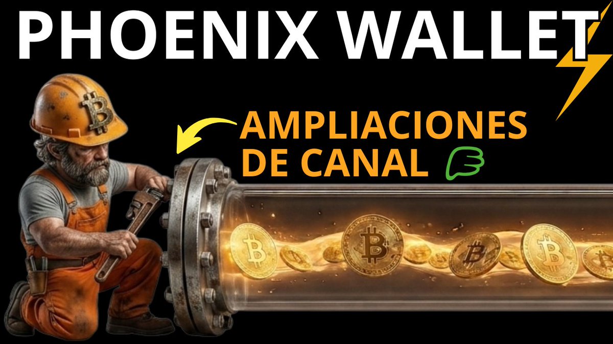 Btcdesdecero's tweet photo. Phoenix Wallet | Cómo Ampliar un Canal Lightning (Automático + Comprar Liquidez) ⚡
¡Míralo aquí! 👉 https://t.co/0vSl39yPXB
#phoenixwallet #bitcoindesdecero #lightningnetwork https://t.co/mDoUiFkue9