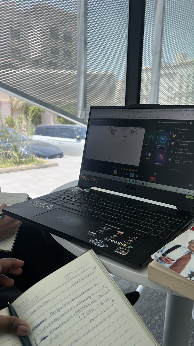 NEDALAHMADrw's tweet photo. بدينا نتعلم كيف نبني Design System 💫

Salla Internship so far🩵💚 https://t.co/a9nBnkN8qI