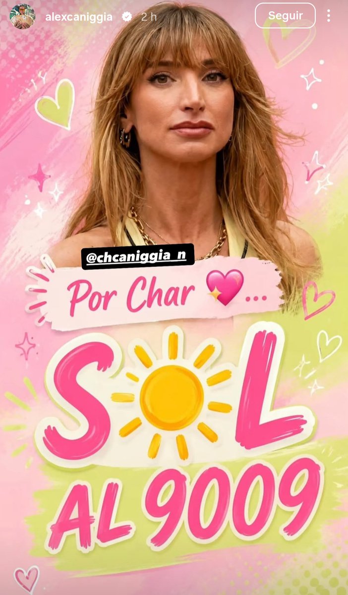 FerLady86's tweet photo. VAMOOSS QUE SE PUEDE!! 

2.900.000 seguidores de Alex y 2.000.000 de Charlotte 

Es SOL AL 9009 
#granhermano https://t.co/5z3w64VR8B