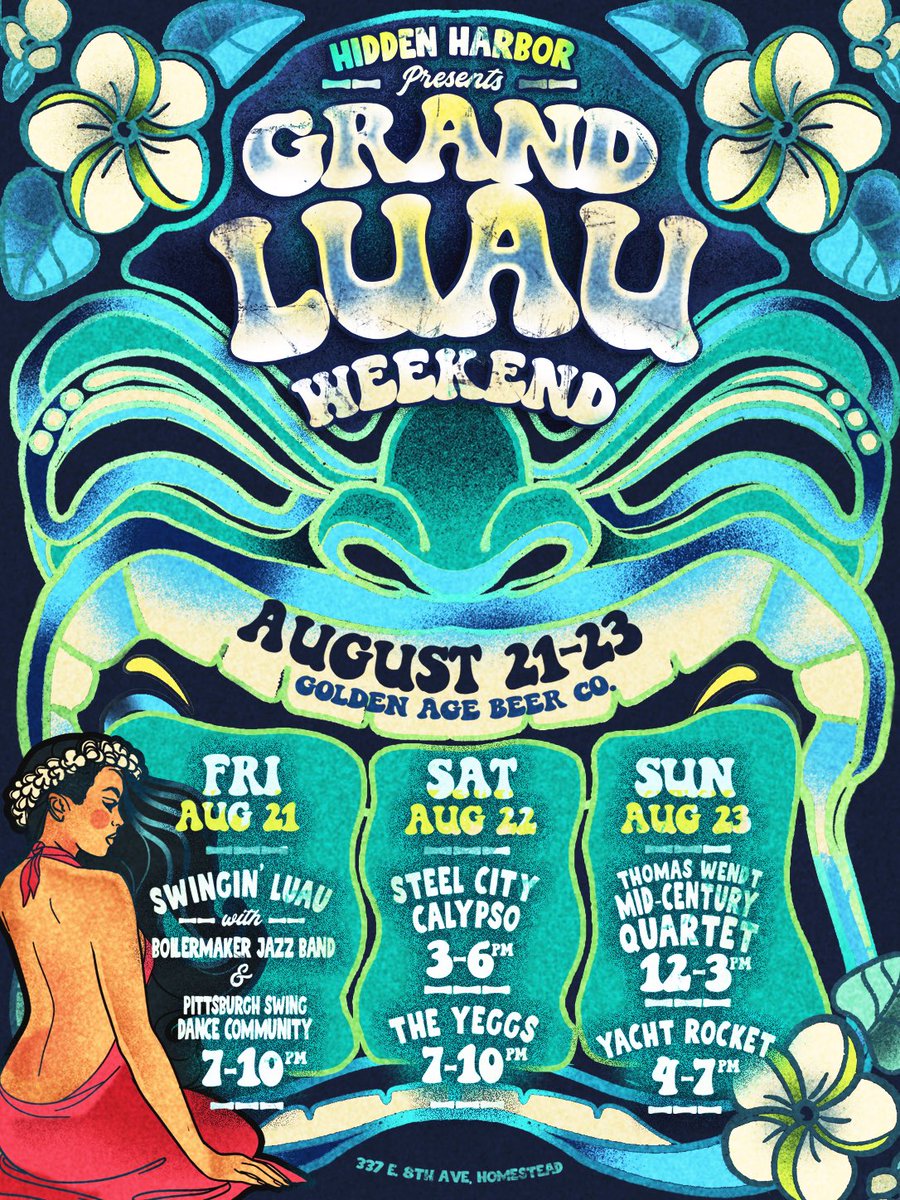 HiddenHarborPGH's tweet photo. Let’s have a luau! 🌺 https://t.co/JlT00zbYQK