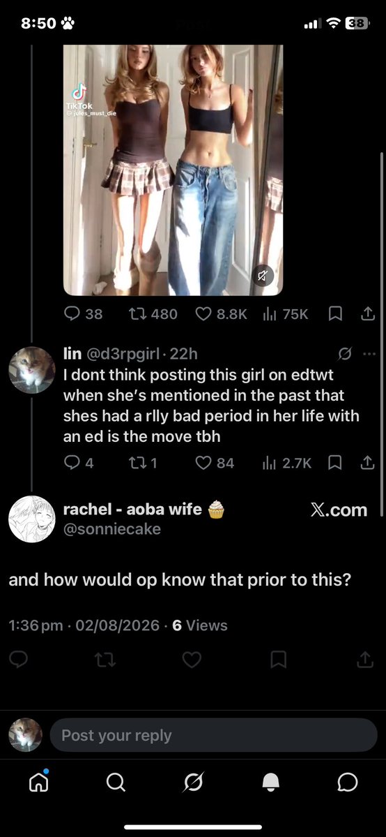d3rpgirl's tweet photo. Ppl be blocking u over anything on this app https://t.co/ERYwMGUwNK