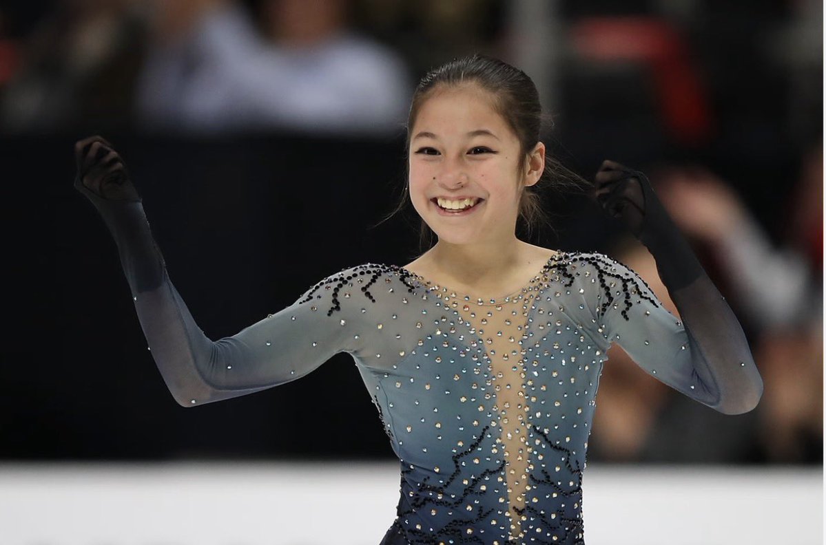 liuarchivefs's tweet photo. Alysa Liu’s 2018-2019 season 
Domestic: Senior division 
>Short Program: Don’t rain on my parade 
>Free Skate: Witches of Eastwick 
>Age: 13 years old https://t.co/Hc5WugmmPF
