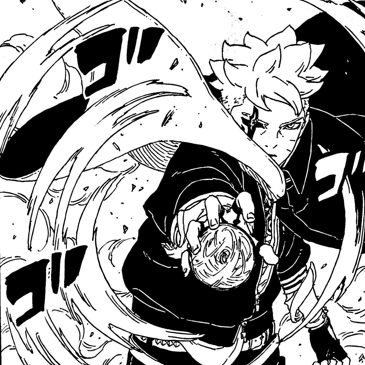 _NAATSUU's tweet photo. Ce Boruto Uzumaki sous Kama et Byakugan face à Mamushi, il était terriblement INSOLENT https://t.co/iho2Z9ZCXn