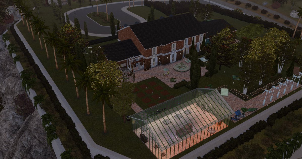 whimsitrait's tweet photo. When u build a big house and the game decides to be cloudy 😭 https://t.co/mMplQ6Eg9u