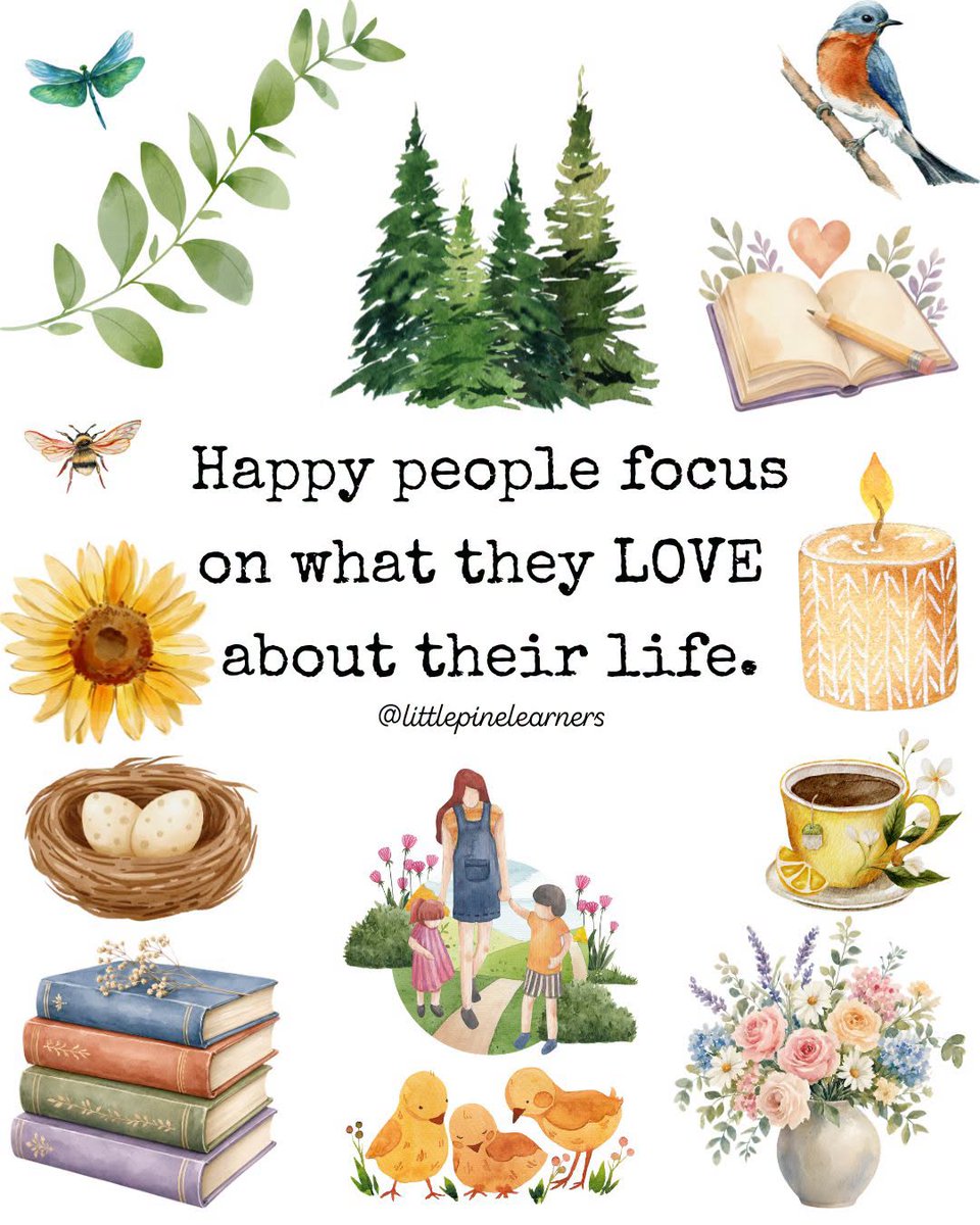 LifeWithJohn's tweet photo. Happy people focus on what they LOVE about 
their life. https://t.co/peE60mZYjB