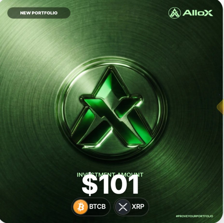 ShehranAli93716's tweet photo. Keeping up the streak on AlloX! 🚀
Portfolio Value: $101
Assets: $BTC &amp; $XRP
Step by step. Let's see how far this goes! 📈
🌐 https://t.co/iVNpwiKnra
#ProveYourPortfolio #AlloX #Crypto #Web3Creator https://t.co/FlyhVBgghR