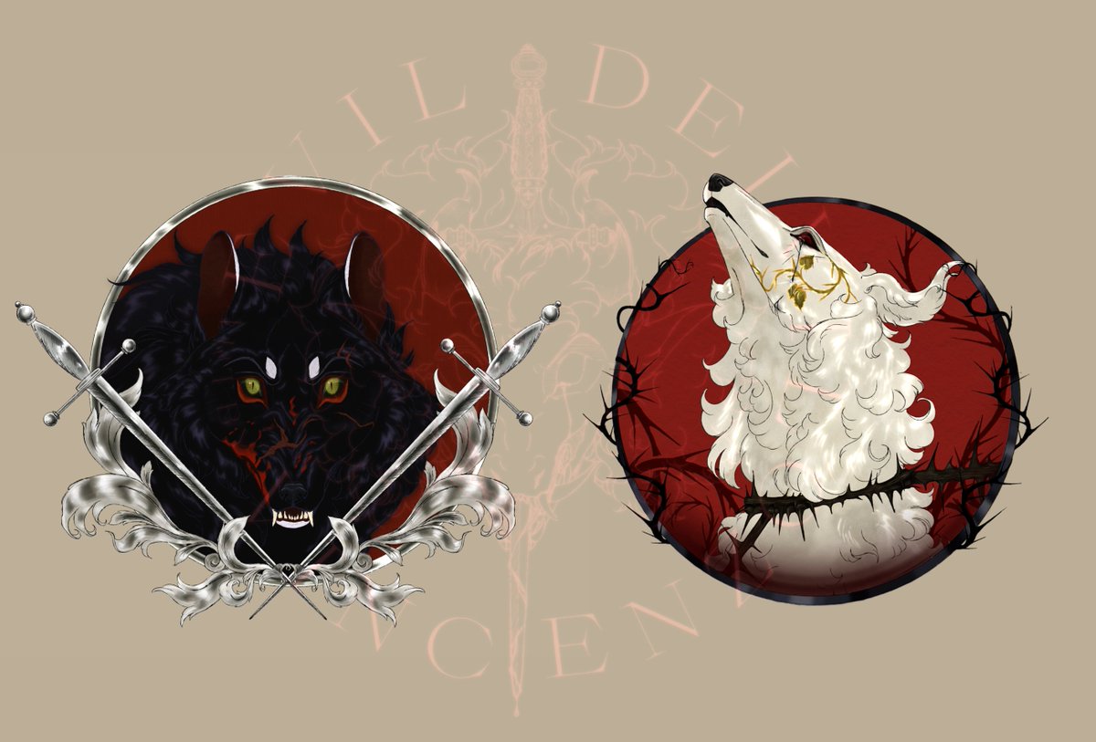 Sorathecinnamo6's tweet photo. ArtFight's over! Due to my mental health and a busy schedule, I only managed to draw 2 attacks :,> 
I'm still on hiatus, but after a bit of rest I'll be back! I'll share all my attacks later this week. For now, here are the decorations I drew for my profile and my OC's profiles! https://t.co/RaGeIpU28D