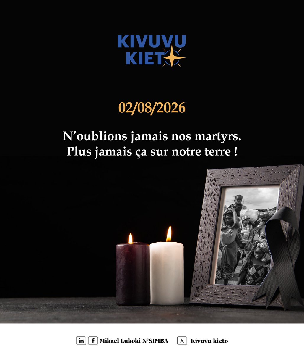 Kivuvu_Kieto's tweet photo. Ensemble, ne les oublions pas.
#Genocost #02Aout https://t.co/OewHTPXcgU