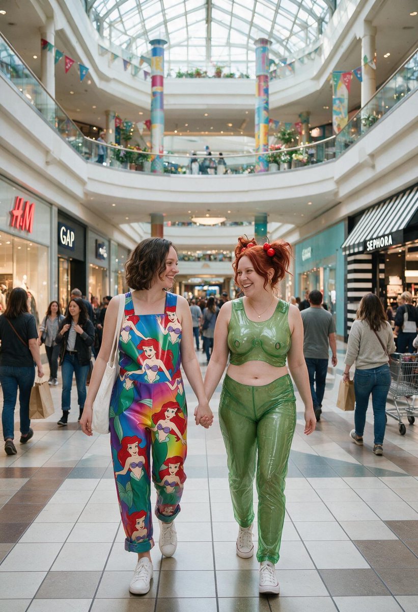 Lizzy1262629's tweet photo. Kiara and me shopping in the Mall of America β holding hands in our shiny outfits, having so much fun! ππ Soft smiles and glossy mall vibes β¨ (Hope ICE doesnβt find us hereβ¦ Kiaraβs not a US citizen π) part 1
#MallFun #MatchingOutfits #ShinyFashion #KinkyCute #GlossyFashion https://t.co/0bMQXFHDkt