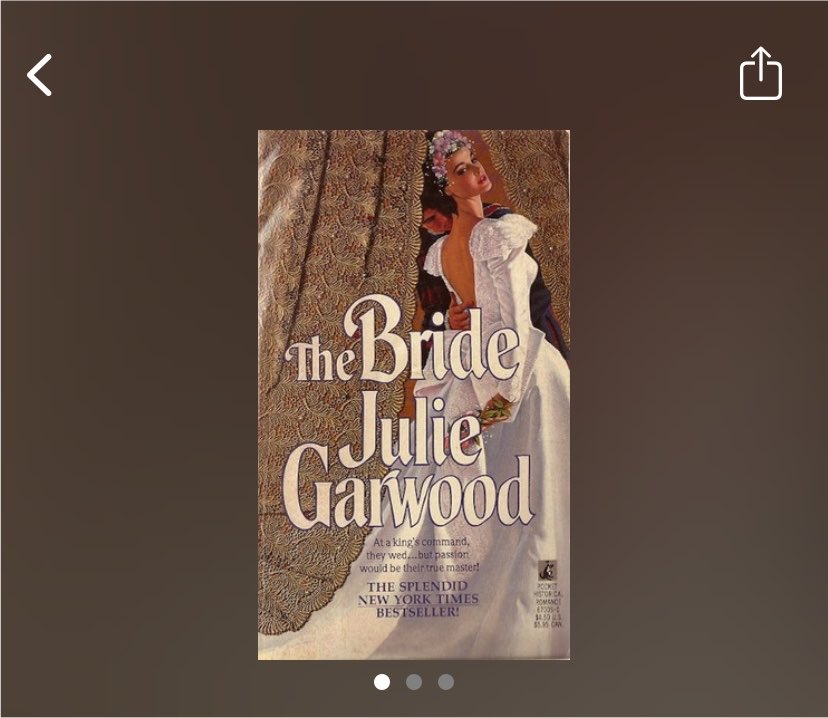 lectoratriste's tweet photo. 50. The bride, Julie Garwood.

⭑ ⭒ ⭒ ⭒ ⭒

⨾ “She started three wars the first week.” https://t.co/zoGGMqXLPl