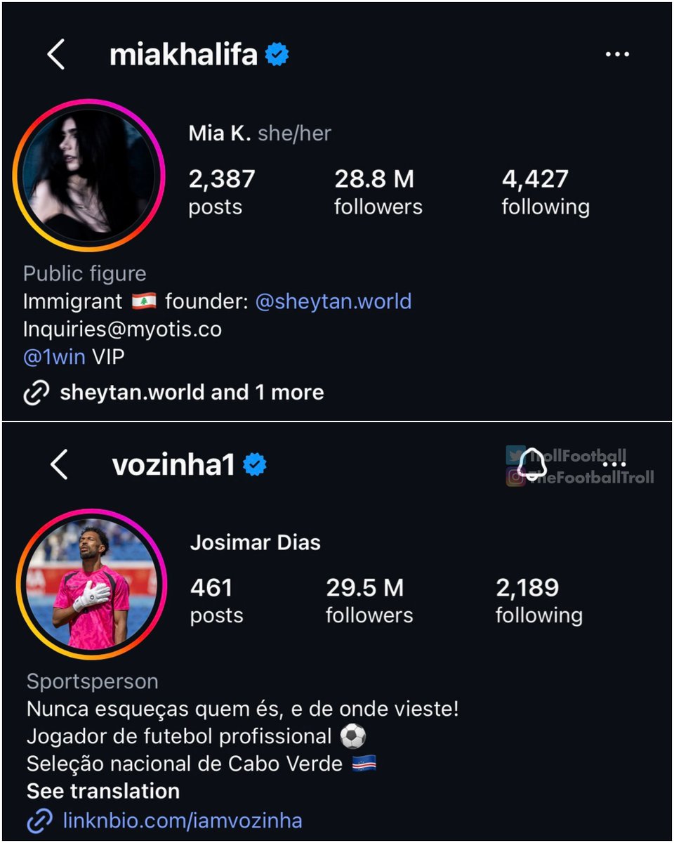 TrollFootball's tweet photo. Vozinha is bigger than Mia Khalifa https://t.co/nWfELOk7sy