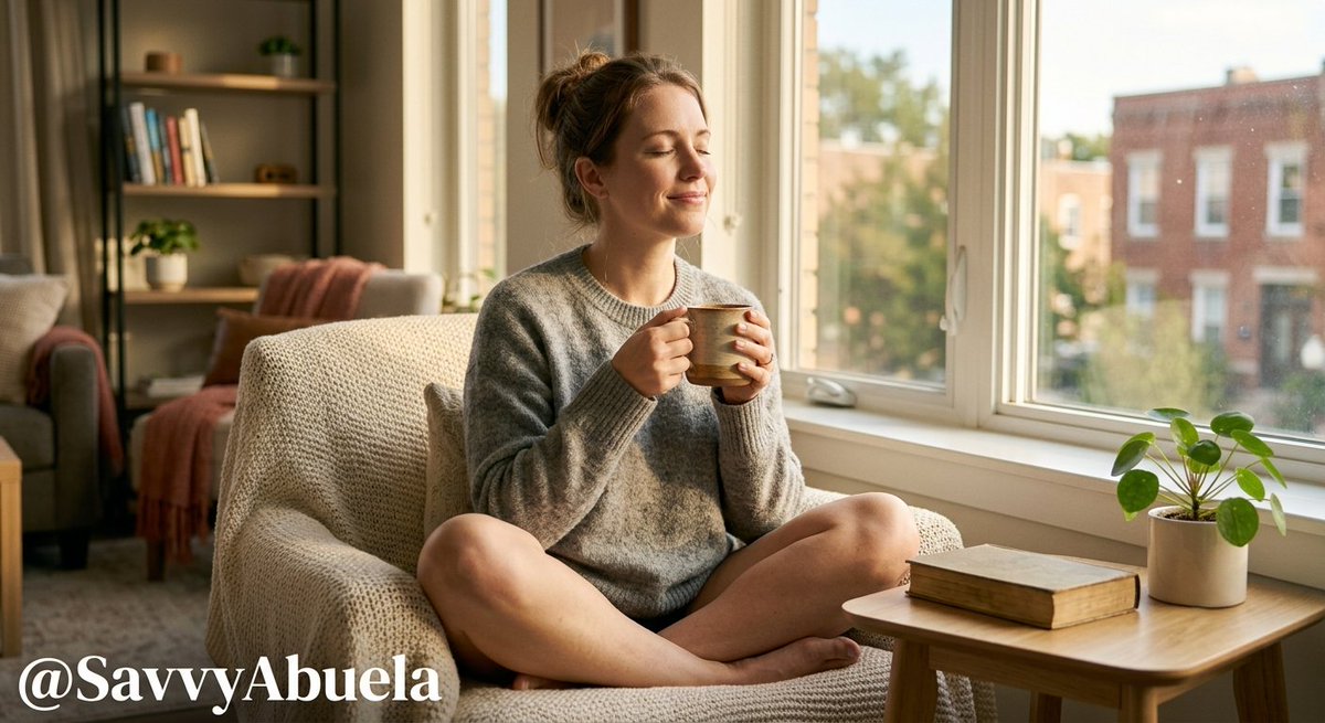 SavvyAbuela's tweet photo. Mañana del domingo.

La única mañana de la semana
que te pertenece completamente.

No la regales.

#MañanaDelDomingo #VidaIntencional

👵✨🏗️ https://t.co/ymlQJTEu8f