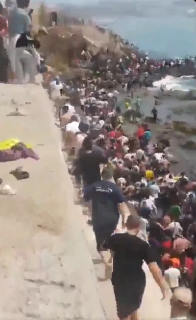 GlobalDiss's tweet photo. 🚨🇪🇺  URSULA IS "SHOCKED" BY CEUTA?!

Von der Leyen pretends to care about borders after handing over $200B to Ukraine and billions to illegals!

They have endless CASH for everyone except their OWN citizens' safety!

The EU elites are ACTIVELY DESTROYING their own people! https://t.co/lJyrKn9Y1S