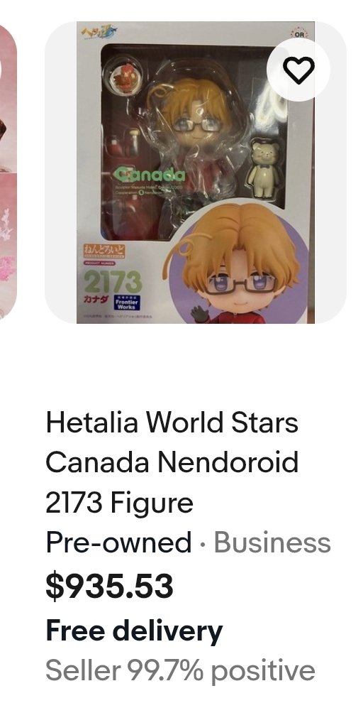 Gremjones's tweet photo. Kinda mad that the hetalia nendoroids released before the current wave of tiktok children getting into it and now we just have insane scalpers https://t.co/AW04vQBYkk