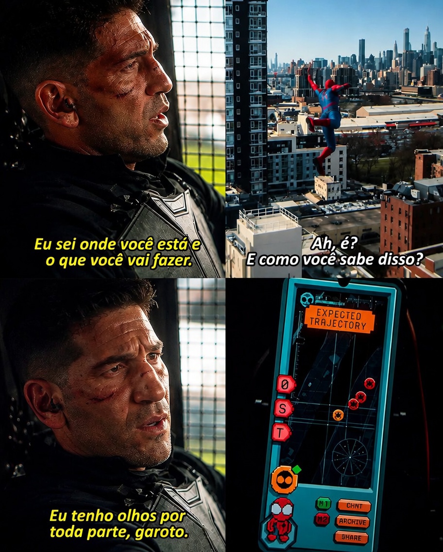 jlinzombie's tweet photo. Frank rastreando o Homem-Aranha pelo app do Ned. Precisávamos disso KKKKKKKKKKKK 

🎥 Homem-Aranha: Um Novo Dia (2026) https://t.co/P1l3rkRH3V