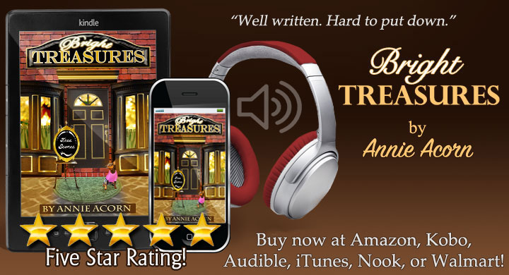 Annie_Acorn's tweet photo. Accident? Suicide? In his gut, it felt more like murder. BRIGHT TREASURES – a full-length, cozy mystery. https://t.co/QT50Gru3tb YOU won’t want to miss this one! #Cozy #Mystery #Romance #Humor #Audible #Kindle #KindleUnlimited #Bookclub #BookBoost #IARTG #RomHero #authorRT https://t.co/GVx1waxMz4