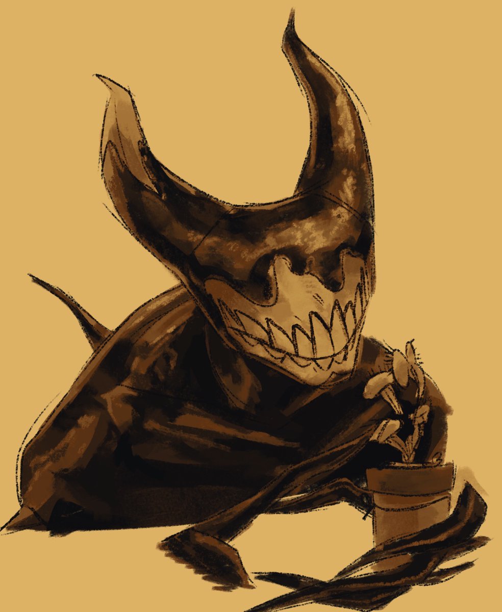 roseynoseyy's tweet photo. tooting my own horn a little . if you may. i really like this ink demon i think hes very sweet https://t.co/v6jcjcrGcL