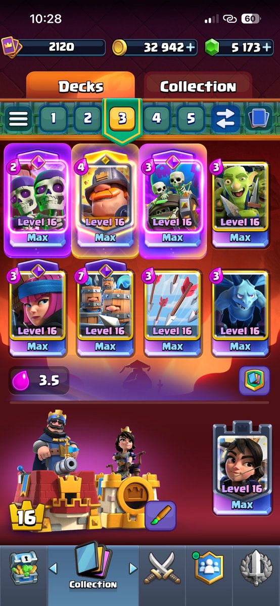 ALIBOUZEKRI8's tweet photo. 2k4 with a Dead Deck 
#clash #coc #cr #clashroyale #supercell #crl https://t.co/HpqQI1GpQY