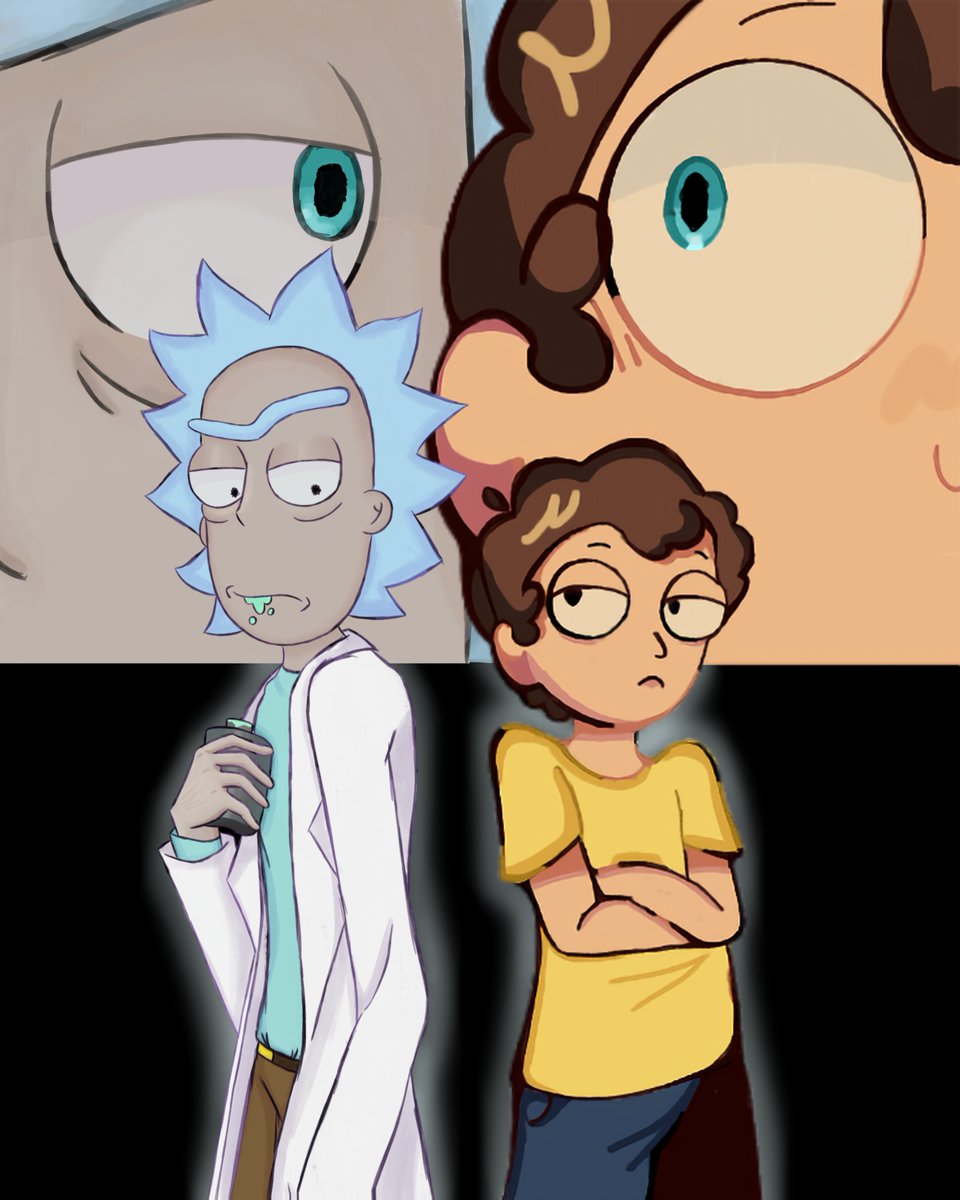 jjs_np0's tweet photo. Collab w @26mortimer01 , bitch! #rickorty #RickandMorty https://t.co/fkWcZ49v3G