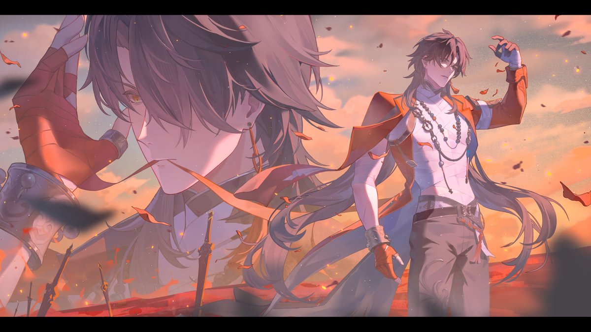 sango9909's tweet photo. 🤠画了！
#千冶・刃 #スターレイル #HonkaiStarRail #StarRail https://t.co/166PRXUGUo