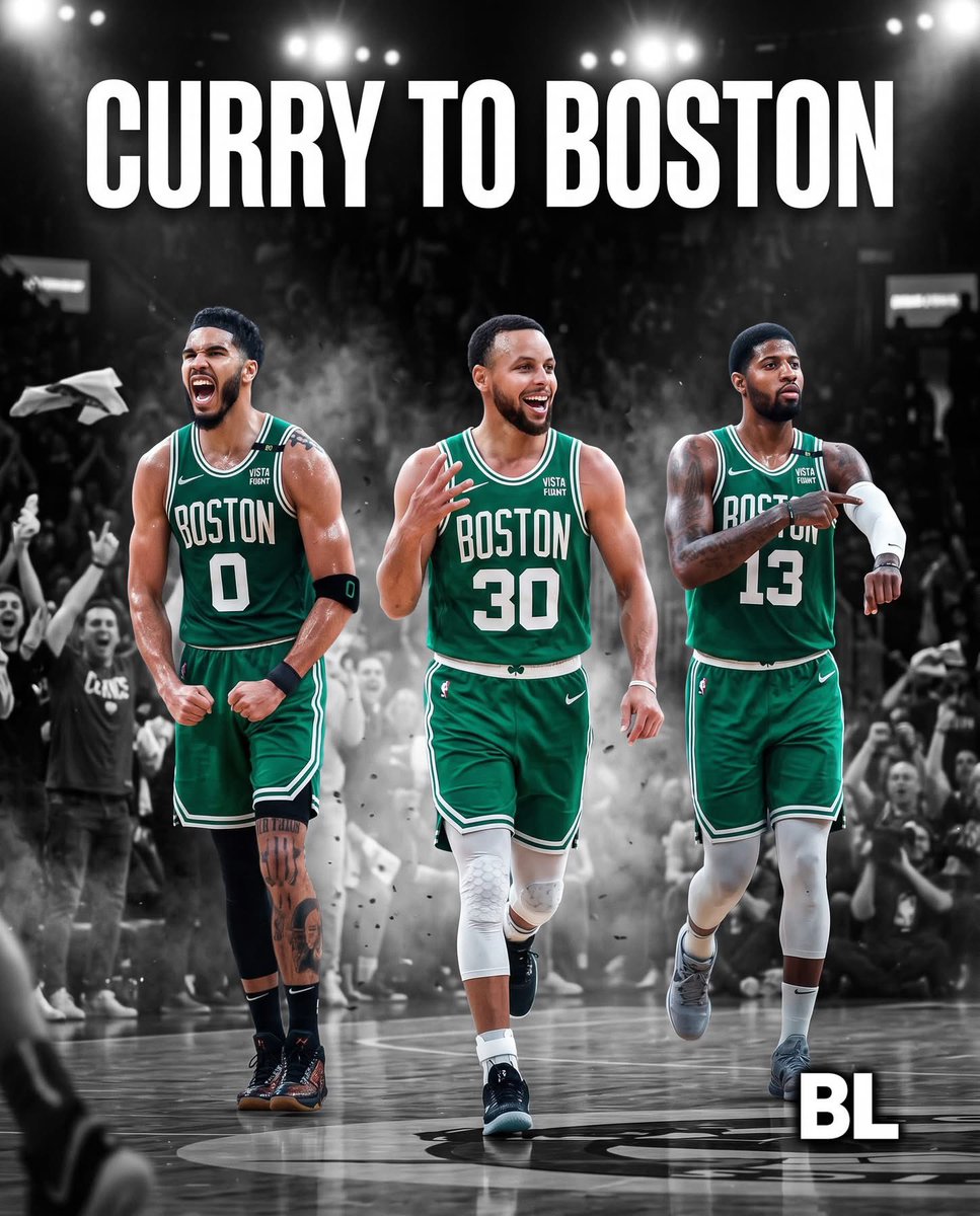 BBallGround's tweet photo. Boston Celtics and Brad Stevens has reportedly reached out to the Warriors to discuss a potential trade for Stephen Curry

Boston Celtics receive:
- Stephen Curry

Golden State Warriors receive:
- Derrick White
- Hugo González
- Jordan Walsh
- Payton Pritchard
- 2028 first-round pick
- 2030 first-round pick
- 2029 first-round pick swap

It is reportedly up to Curry if he decides to be traded 👀