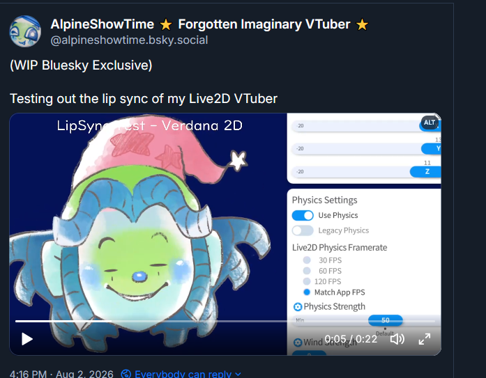 AlpineShowTime ⭐ Imaginary Friend VTuber ⭐ tweet media