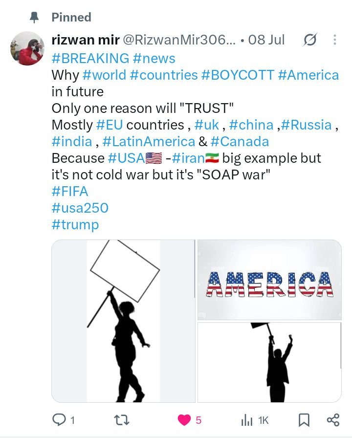 RizwanMir30619's tweet photo. @WhiteHouse We & #humanity are agreed if #trump solve #boardofpeace & #twostatessolution then trump name write GOLDEN WORD otherwise if not then trump win #midtermelections but #congress seats decrease
#Thanks
#MAGA #MAHA
#usafirst #socialmedia #iran #Genz #saveAmericaact #trumpaccount https://t.co/fqtgesM1al