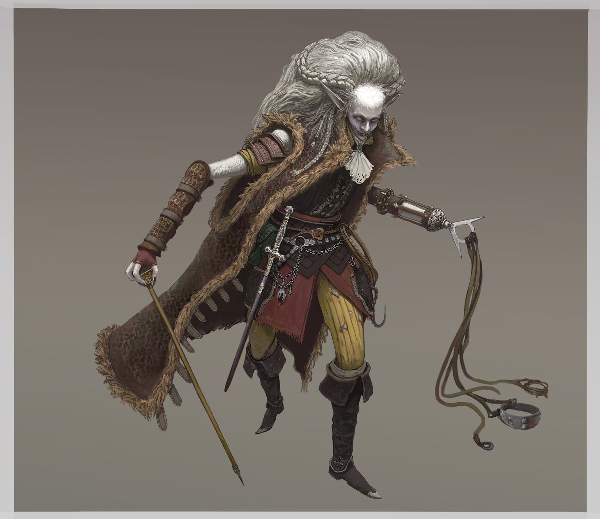 Toschiy0's tweet photo. Aristocrat. Tier 2 from vampire squad i created in 2025. They walk tier 1 (cherubims) on a leash. #OCㅤㅤ #characterdesign #conceptart #vampire #digitalart https://t.co/ik3GxNBLGP
