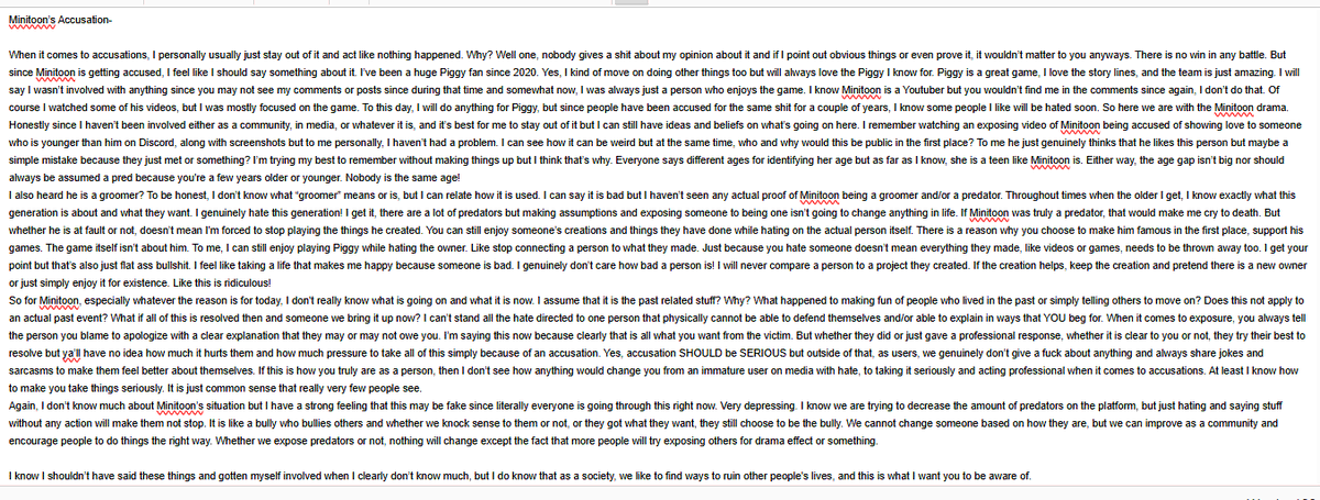 WartWolf3's tweet photo. Hello there! I've been noticing drama of Minitoon. Drama's happens all the time and I didn't want to be involved but now I feel like I need to share my side of the story and what's REALLY happening. I don't know much about the Minitoon situation but here is my thoughts on this! https://t.co/8uNV7lOGfa