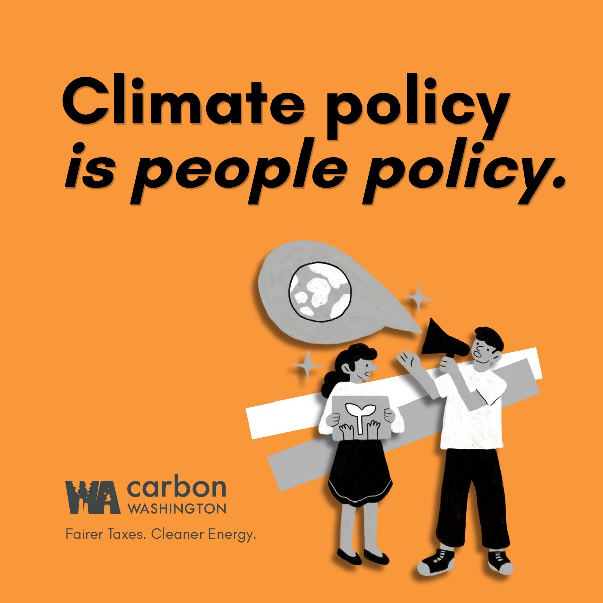 CarbonWA's tweet photo. Climate action isn't just about reducing emissions, it's about building healthier communities, creating good jobs, lowering energy costs, and leaving a livable future for the next generation.

A cleaner Washington is a stronger Washington! https://t.co/m3fexnXxyf